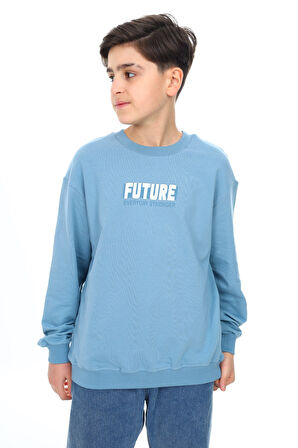 Toontoy Erkek Çocuk Baskılı Sweatshirt