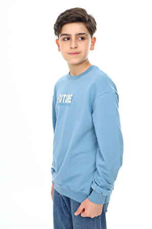 Toontoy Erkek Çocuk Baskılı Sweatshirt