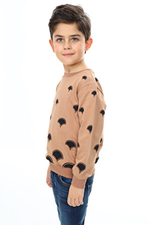 Toontoy Erkek Çocuk Baskılı Sweatshirt