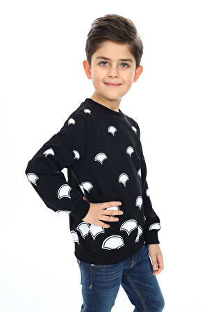 Toontoy Erkek Çocuk Baskılı Sweatshirt