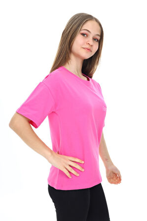 Toontoy Kız Çocuk Baskılı Tişört