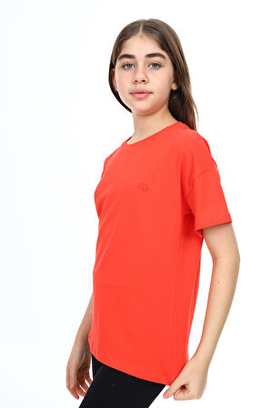 Toontoy Kız Çocuk Baskılı Tişört