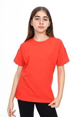 Toontoy Kız Çocuk Baskılı Tişört