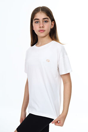 Toontoy Kız Çocuk Baskılı Tişört