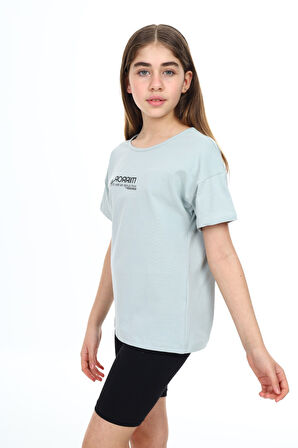 Toontoy Kız Çocuk Baskılı Tişört