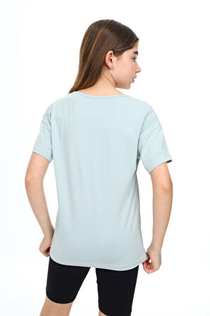 Toontoy Kız Çocuk Baskılı Tişört