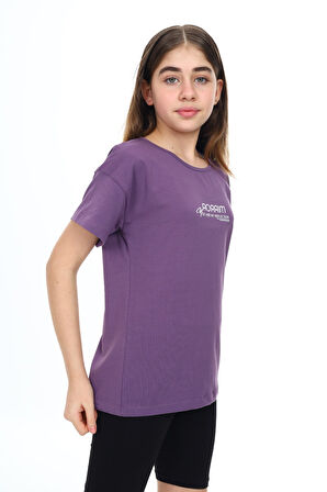 Toontoy Kız Çocuk Baskılı Tişört