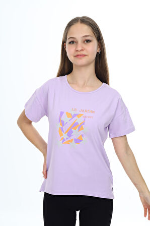 Toontoy Kız Çocuk Baskılı Tişört
