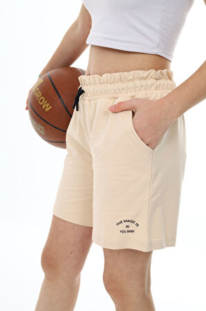 Toontoy Kız Çocuk Baskılı Şort