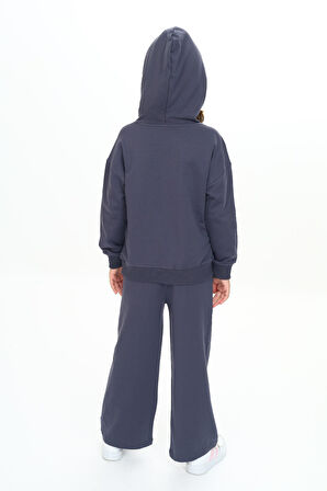 Toontoy Kız Çocuk Kapüşonlu Eşofman Takım