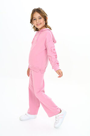 Toontoy Kız Çocuk Kapüşonlu Eşofman Takım