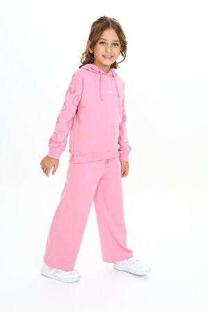 Toontoy Kız Çocuk Kapüşonlu Eşofman Takım