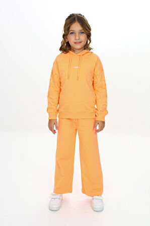 Toontoy Kız Çocuk Kapüşonlu Eşofman Takım