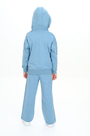 Toontoy Kız Çocuk Kapüşonlu Eşofman Takım