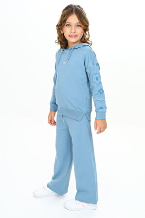 Toontoy Kız Çocuk Kapüşonlu Eşofman Takım