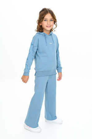 Toontoy Kız Çocuk Kapüşonlu Eşofman Takım