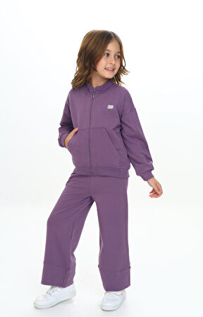 Toontoy Kız Çocuk Nakışlı Eşofman Takım