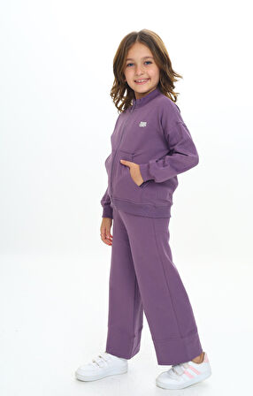 Toontoy Kız Çocuk Nakışlı Eşofman Takım