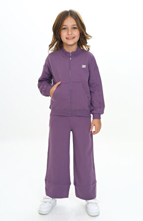 Toontoy Kız Çocuk Nakışlı Eşofman Takım