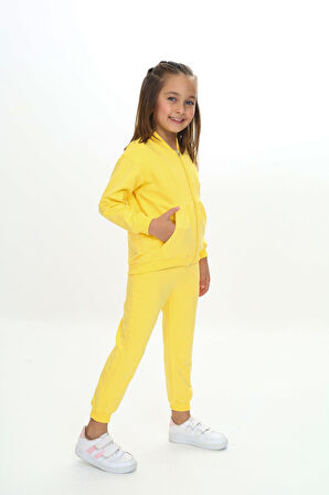 Toontoy Kız Çocuk Baskılı Eşofman Takım