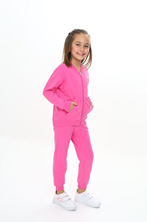 Toontoy Kız Çocuk Baskılı Eşofman Takım