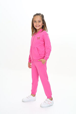 Toontoy Kız Çocuk Baskılı Eşofman Takım