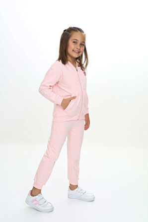 Toontoy Kız Çocuk Baskılı Eşofman Takım