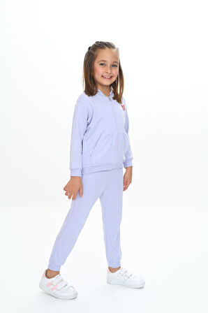 Toontoy Kız Çocuk Baskılı Eşofman Takım