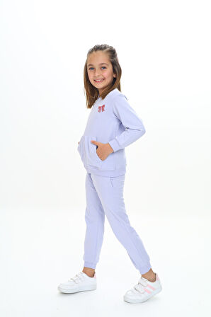 Toontoy Kız Çocuk Baskılı Eşofman Takım