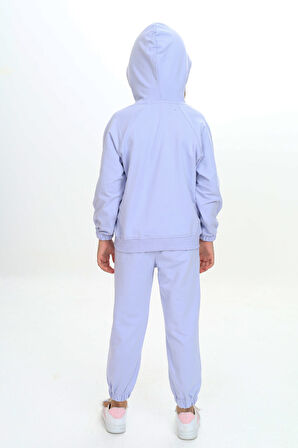 Toontoy Kız Çocuk Kapüşonlu Eşofman Takım