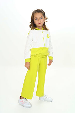 Toontoy Kız Çocuk Kapüşonlu Eşofman Takım