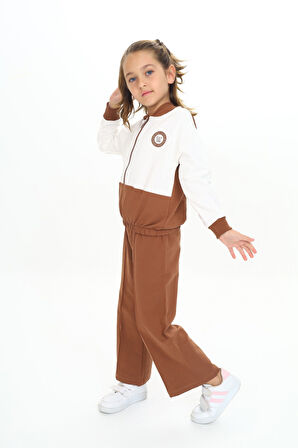 Toontoy Kız Çocuk Kapüşonlu Eşofman Takım