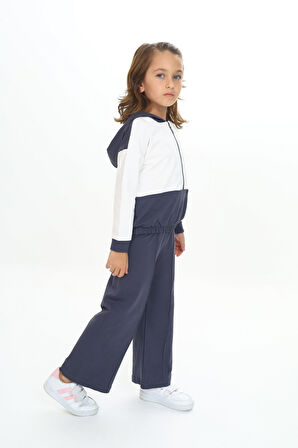 Toontoy Kız Çocuk Kapüşonlu Eşofman Takım