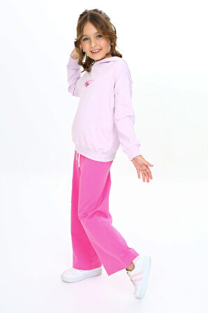 Toontoy Kız Çocuk Kapüşonlu Eşofman Takım