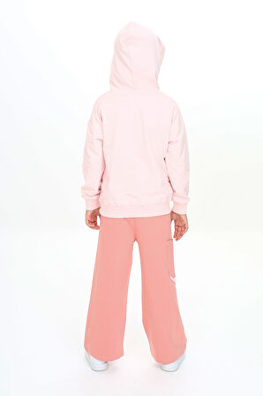 Toontoy Kız Çocuk Kapüşonlu Eşofman Takım