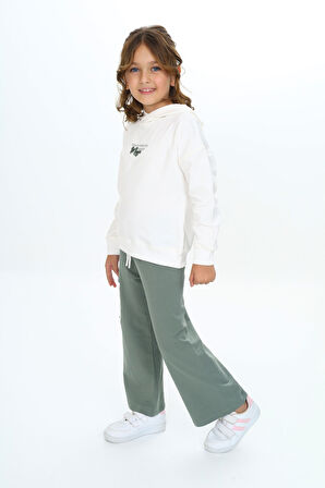 Toontoy Kız Çocuk Kapüşonlu Eşofman Takım