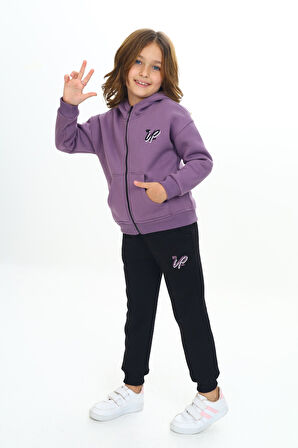 Toontoy Kız Çocuk Kapüşonlu Eşofman Takım