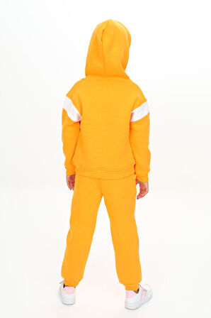 Toontoy Kız Çocuk Kapüşonlu Eşofman Takım