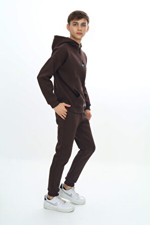 Toontoy Erkek Çocuk Kapüşonlu Eşofman Takım