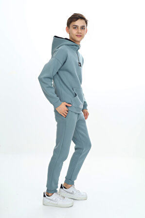 Toontoy Erkek Çocuk Kapüşonlu Eşofman Takım