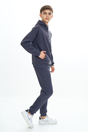 Toontoy Erkek Çocuk Kapüşonlu Eşofman Takım