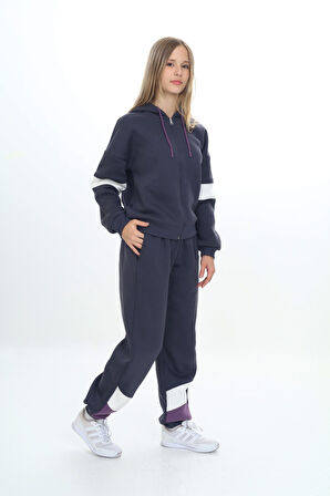 Toontoy Kız Çocuk Kapüşonlu Eşofman Takım