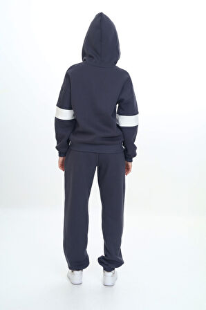 Toontoy Kız Çocuk Kapüşonlu Eşofman Takım