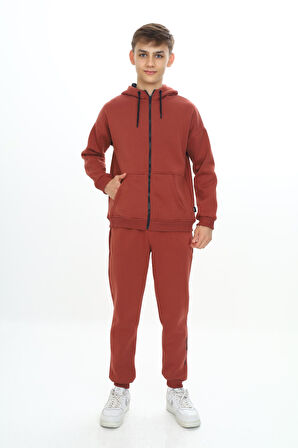 Toontoy Erkek Çocuk Kapüşonlu Eşofman Takım