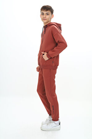 Toontoy Erkek Çocuk Kapüşonlu Eşofman Takım