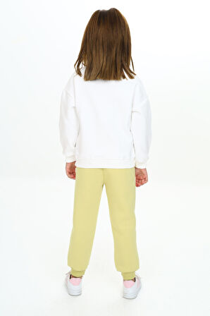 Toontoy Kız Çocuk Baskılı Eşofman Takım