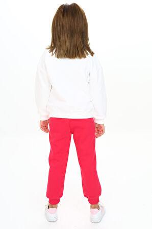 Toontoy Kız Çocuk Baskılı Eşofman Takım