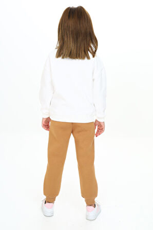 Toontoy Kız Çocuk Baskılı Eşofman Takım