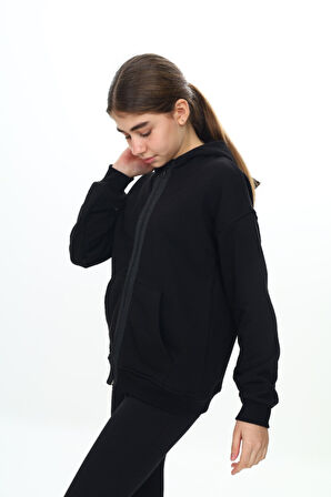 Toontoy Kız Çocuk Kapüşonlu Hırka