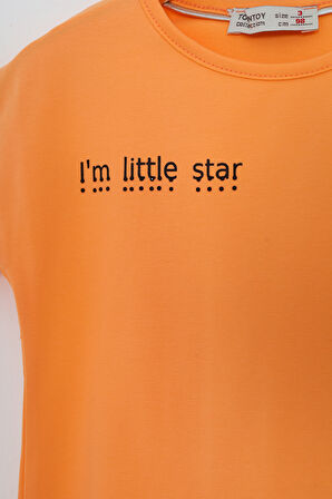 Toontoy Kız Çocuk Baskılı Tişört